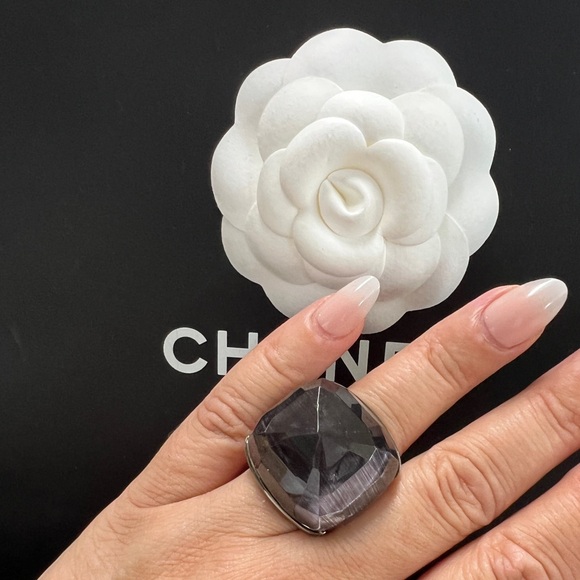 Swarovski Silver Statement Ring - Picture 1 of 6